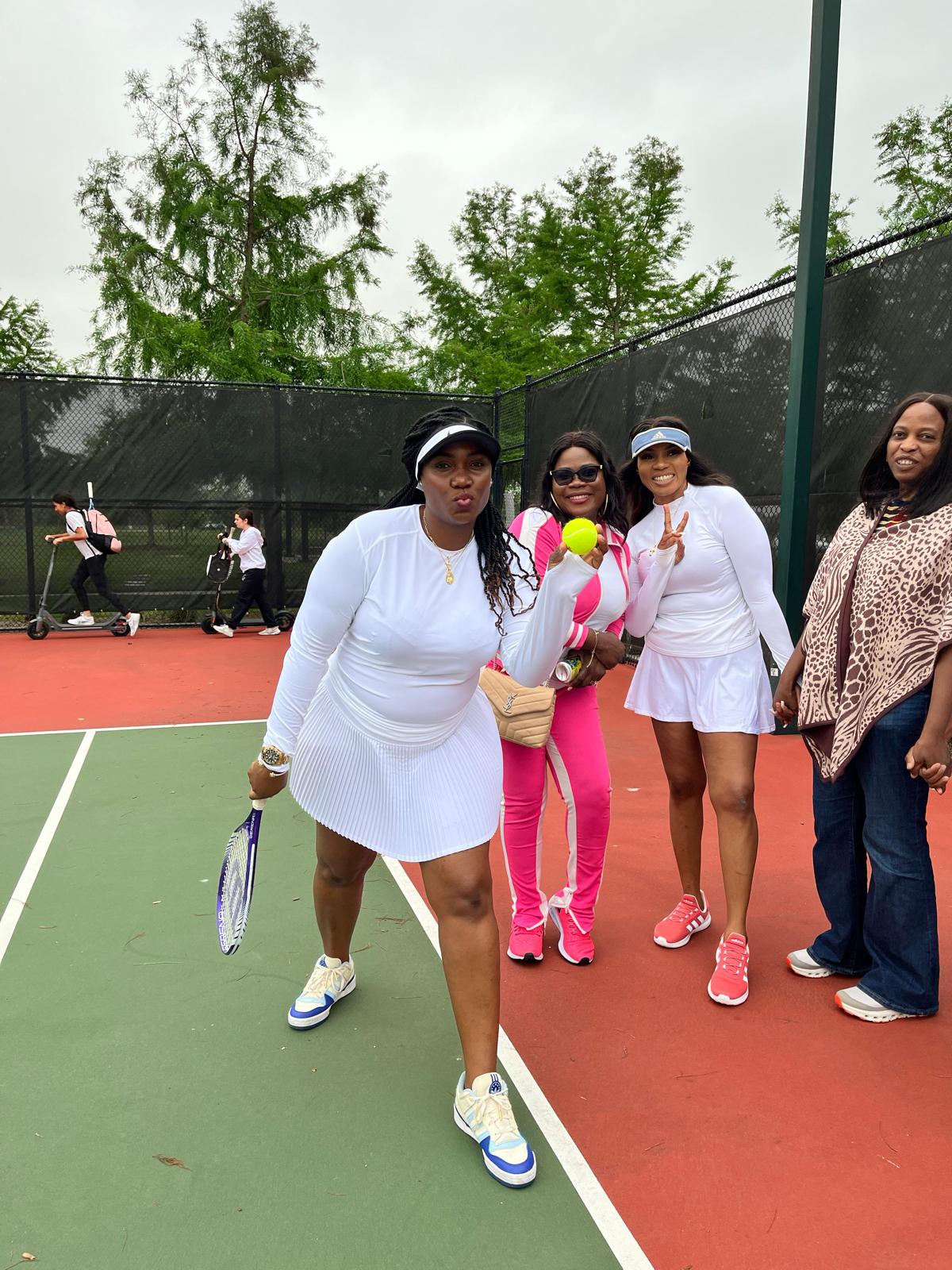 Tennis outreach smiles